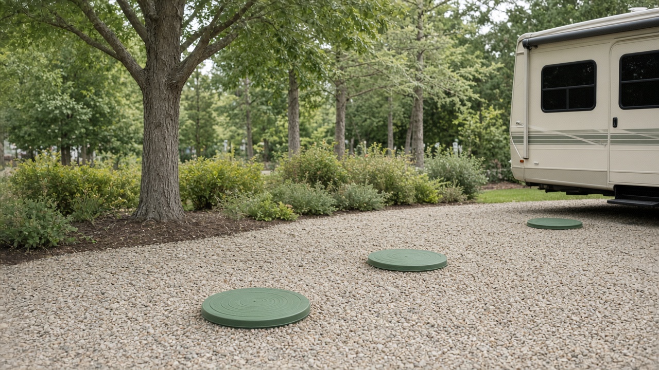 Calm septic field — quiet ground, honest systems
