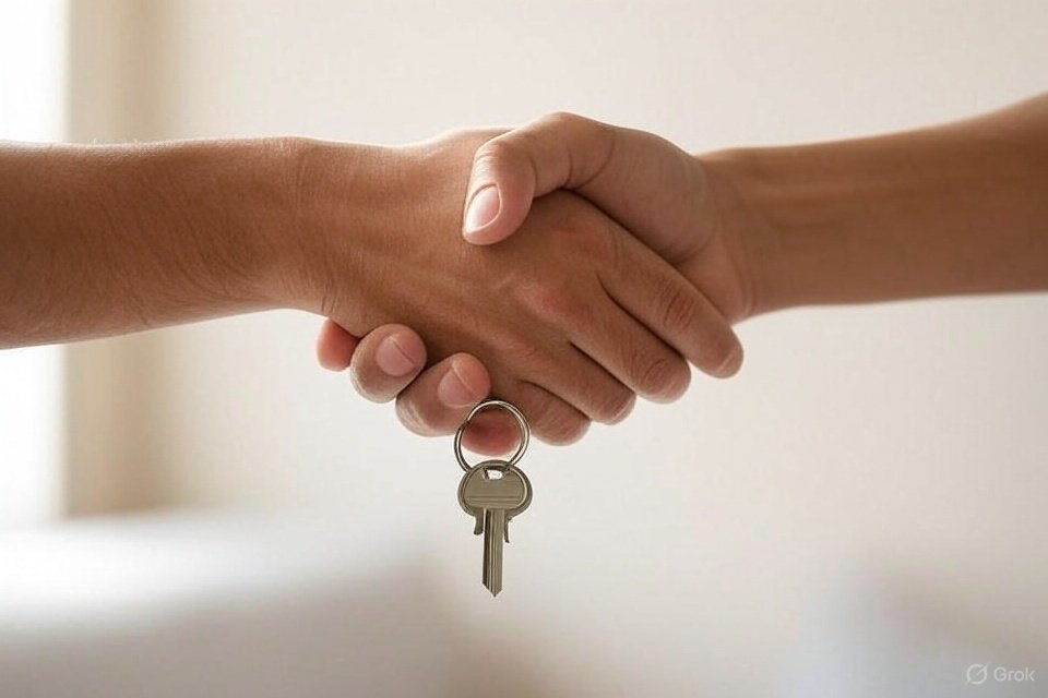 Agent reviewing short sale approval documents